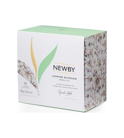 Чай зеленый Newby Jasmine Blossom в пакетиках 2 г 50 шт купить