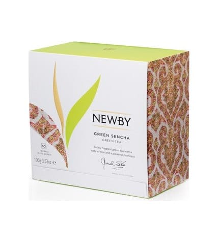 Чай зеленый Newby Green Sencha в пакетиках 2 г 50 шт купить