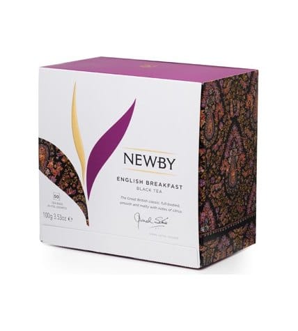 Чай черный Newby English Breakfast в пакетиках 2 г 50 шт купить