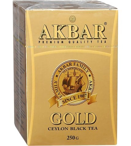 Чай черный Akbar Gold листовой 250 г