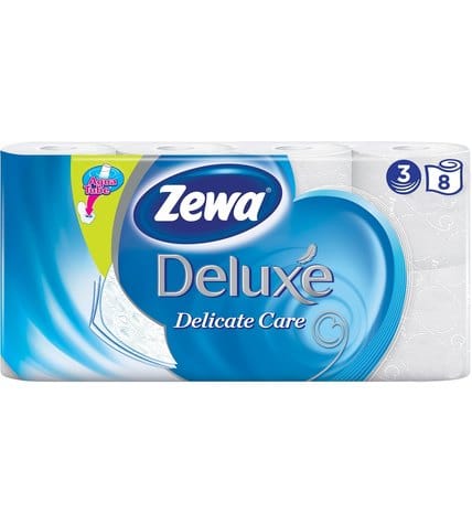 Туалетная бумага Zewa Deluxe 8 шт