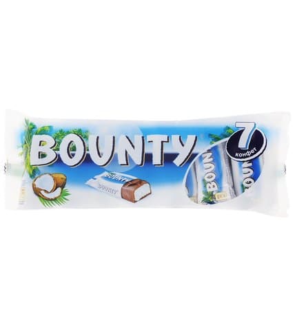 Батончик Bounty шоколадный 27.5 г (7 шт)