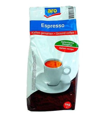 Кофе Aro Espresso в зернах 1 кг
