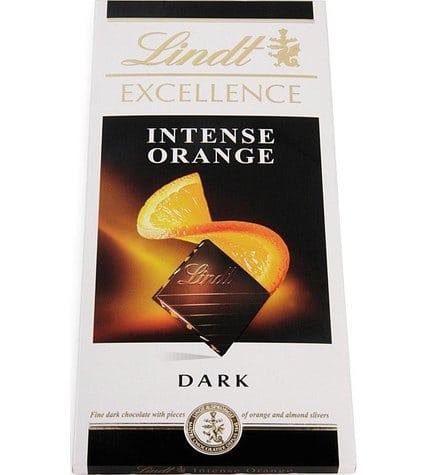 Шоколад Lindt Excellence горький с кусочками апельсина и миндаля