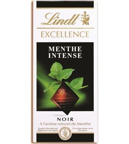 Шоколад Lindt Excellence со вкусом мяты
