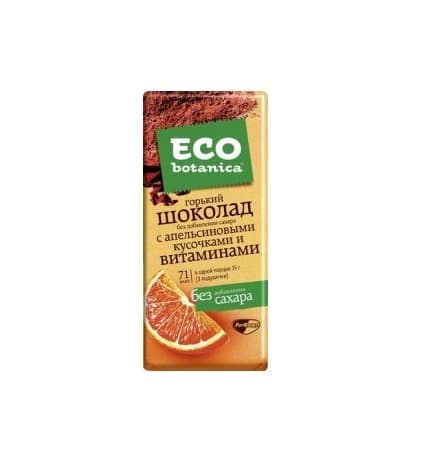 Шоколад РотФронт Eco botanica Апельсин