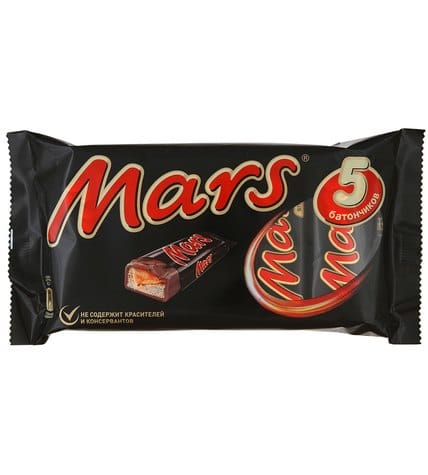 Батончик Mars шоколадный 40.5 г (5 шт)