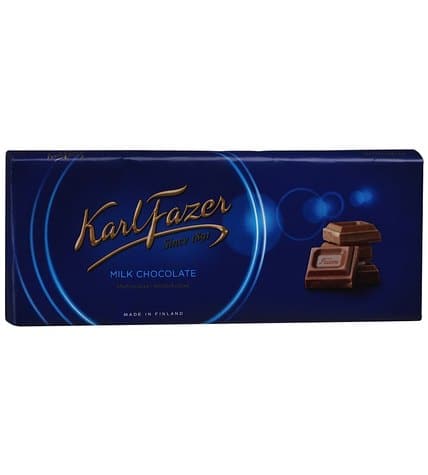 Шоколад Karl Fazer молочный