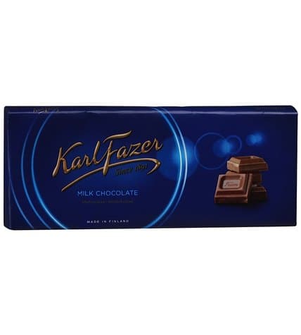 Шоколад Karl Fazer молочный