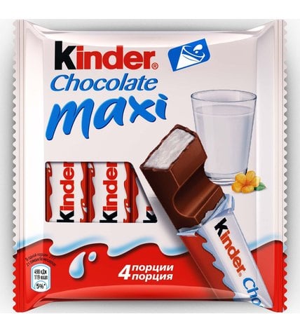 Шоколад Kinder Chocolate Maxi молочный