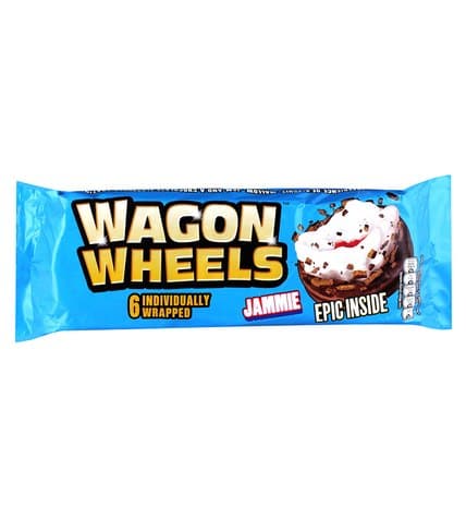 Печенье Wagon Wheels с суфле и джемом