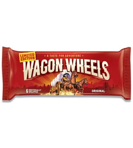 Печенье Wagon Wheels с ароматом шоколада