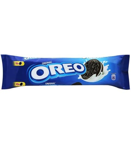 Печенье Oreo с какао и начинкой с ванильным вкусом во флоу-паке 95 г