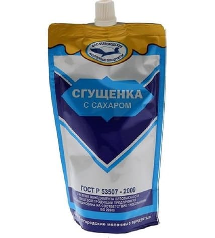 Сгущенное молоко Славянка БМП с сахаром 7 % 270 г