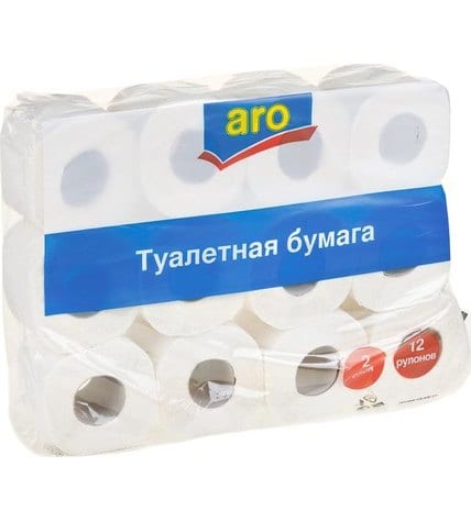 Туалетная бумага Aro 12 шт