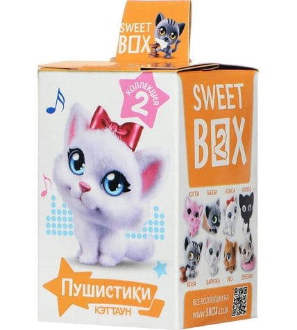 Мармелад Sweet Box жевательный с натуральным соком и игрушкой Пушистики Котята