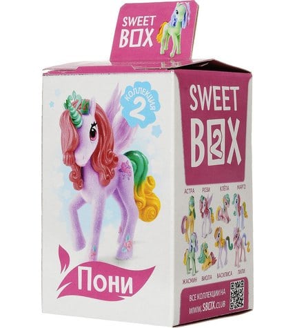 Мармелад Sweet Box жевательный с натуральным соком и игрушкой Пони на ладони