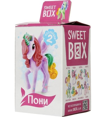 Мармелад Sweet Box жевательный с натуральным соком и игрушкой Пони на ладони