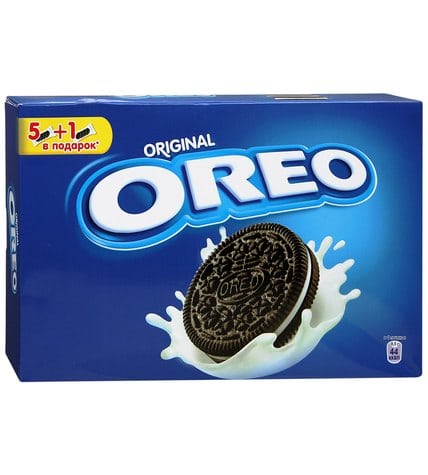 Печенье Oreo с какао и начинкой с ванильным вкусом во флоу-паке 228 г