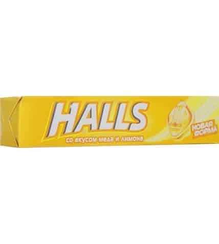 Леденцы Halls со вкусом меда и лимона