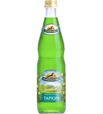 Лимонад Напитки из Черноголовки Тархун 0,5 л в стеклянной бутылке