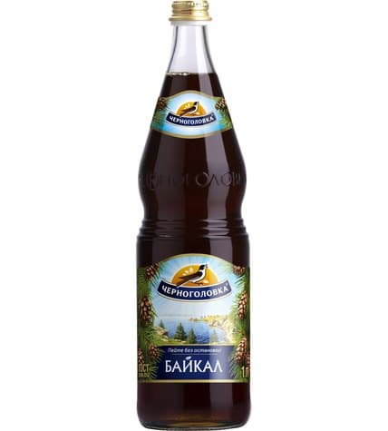 Лимонад Напитки из Черноголовки Байкал 1 л в стеклянной бутылке