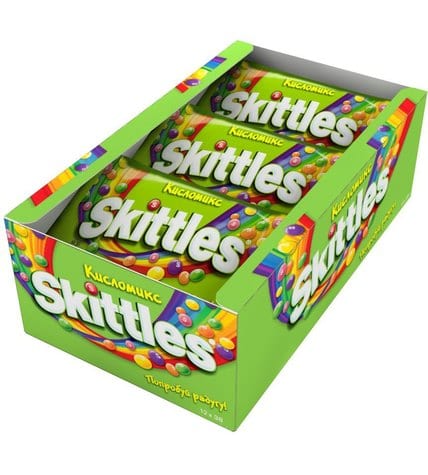 Драже Skittles Кисломикс в сахарной глазури 38 г