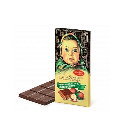 Шоколад Красный Октябрь Аленка с фундуком