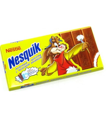 Шоколад Nesquik молочный с молочной начинкой