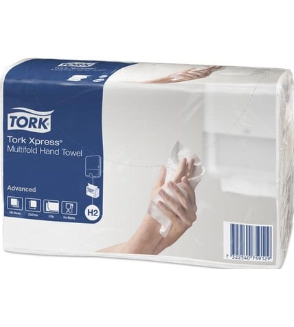 Бумажные полотенца Tork Xpress 2 слоя сложения Multifold
