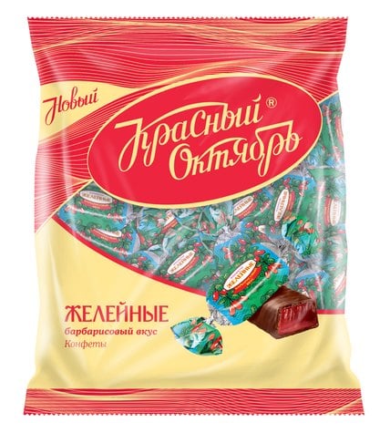 Желейные конфеты Красный октябрь со вкусом барбариса