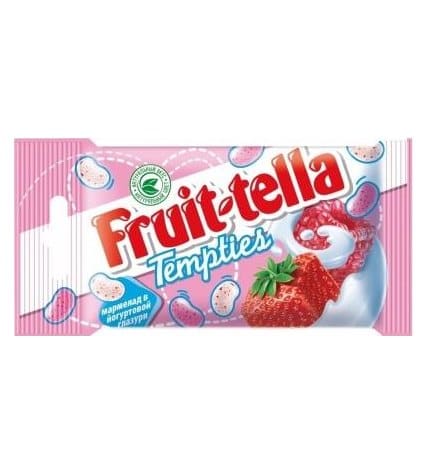 Мармелад Fruit-tella Tempties жевательный в йогуртовой глазури