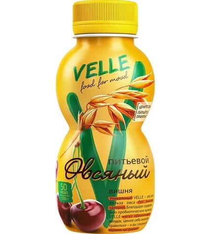 Овсяный напиток Velle вишня 0,4% 250 мл