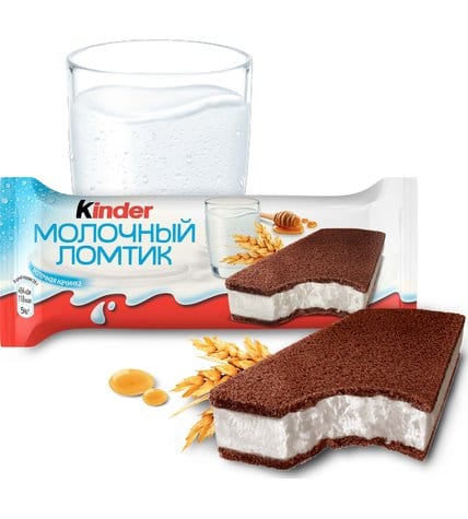 Бисквит Kinder Молочный ломтик купить