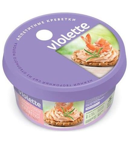 Творожный сыр Violette с креветками 70% 140 г