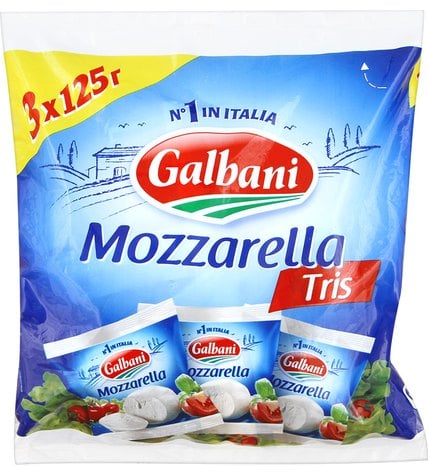 Сыр Galbani Mozzarella Ball tris 45% 375 г