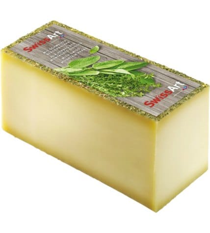 Сыр твердый SwissArt с травами 50 % ~1,5 кг