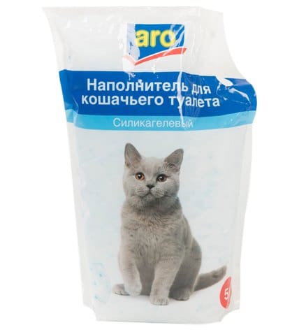 Наполнитель для кошачьего туалета Aro силикагелевый 5 л