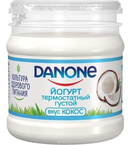 Йогурт Danone Термостатный кокос 3,3% 160 г