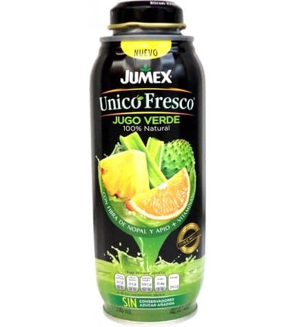 Сок Jumex Unico Fresco Jugo Verge апельсин-ананас-нопаль-сельдерей 0,5 л