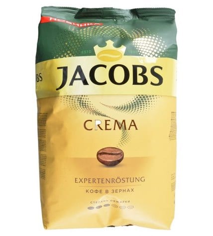 Кофе в зернах Jacobs Сrema жареные 1 кг
