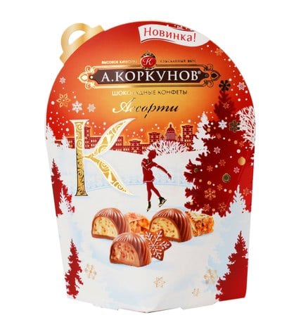 Новогоднее ассорти конфет Коркунов Шар 86 г
