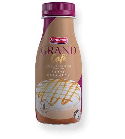Молочно-кофейный напиток Ehrmann Grand Cafe Латте карамель 260 г