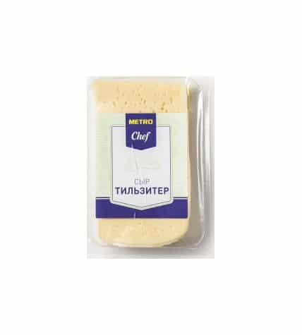 Сыр полутвердый Metro Chef Тильзитер нарезка 45% 500 г
