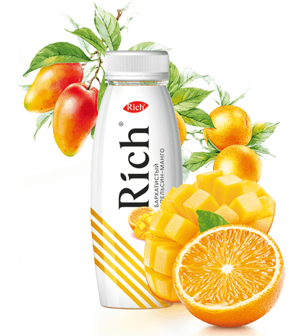 Нектар Rich Бархатистый апельсин-манго 0,3 л (12 шт)