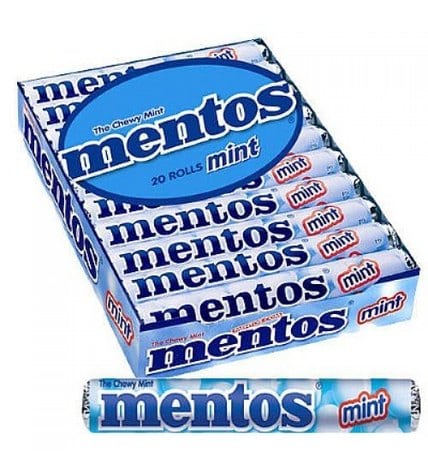 Конфеты Mentos мятные
