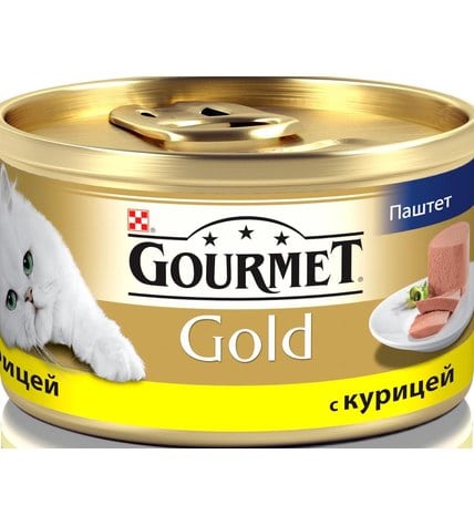 Корм Gourmet Gold для кошек жареная курица