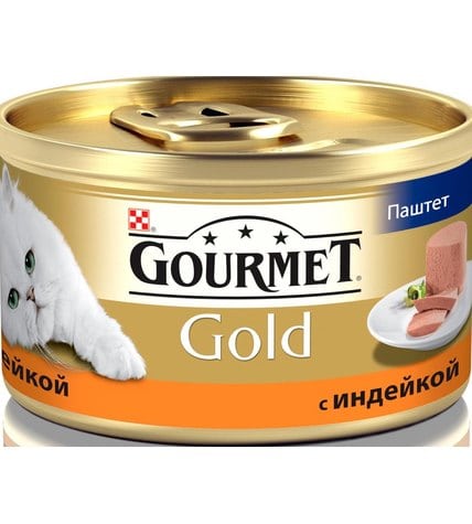 Корм Gourmet Gold для кошек Мусс индейка