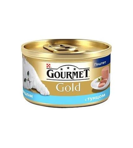 Корм Gourmet Gold для кошек паштет с тунцом