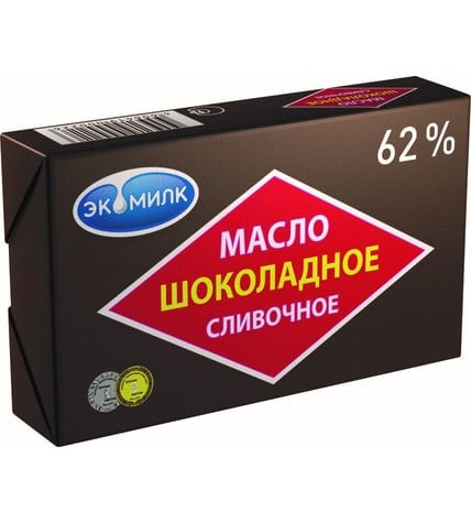 Сливочное масло Экомилк шоколадное 62 % 180 г